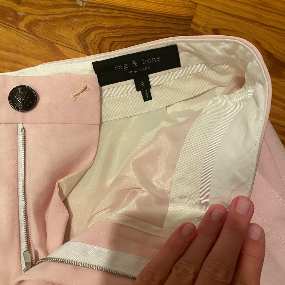 Light Pink Rag & Bone Shorts - Picture 2 of 3
